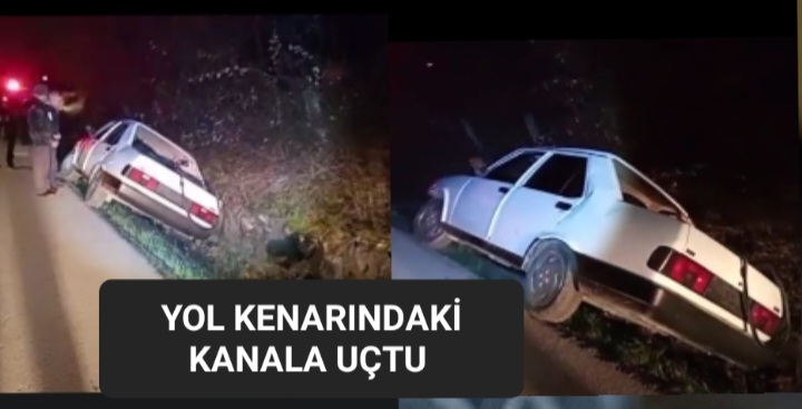 Hakimiyeti Kaybetti Kanala Uçtu 
