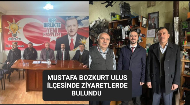 Akparti Bartın Milletvekili Aday Adayı Mustafa Bozkurt Ulus İlçesinde Ziyaretlerde Bulundu 