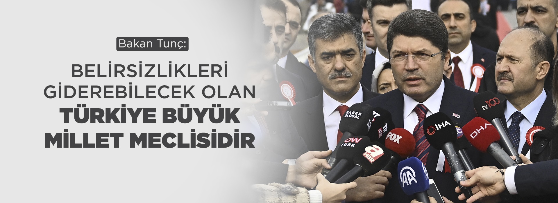 ADALET BAKANI TUNÇ'TAN YARGITAY VE ANAYASA MAHKEMESİNİN CAN ATALAY KARARLARINA İLİŞKİN AÇIKLAMA